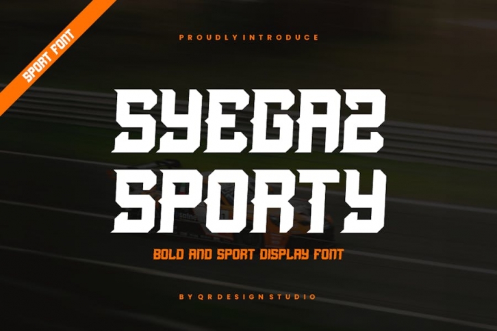 Syegaz Sporty - Racing & Speed Font Font Download
