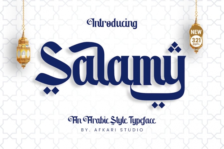 Salamy - Arabic Style Typeface Font Download