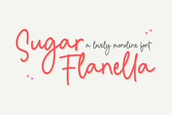 IB - Sugar Flanella Font Download