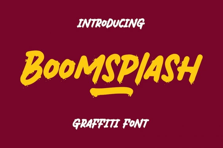 AL - Boomsplash Font Download