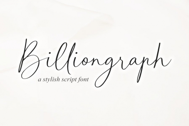 AL - Billiongraph Font Download
