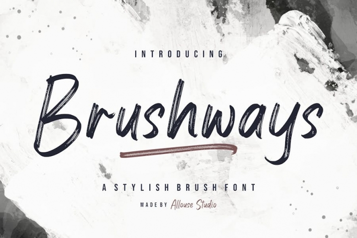 AL - Brushways Font Download