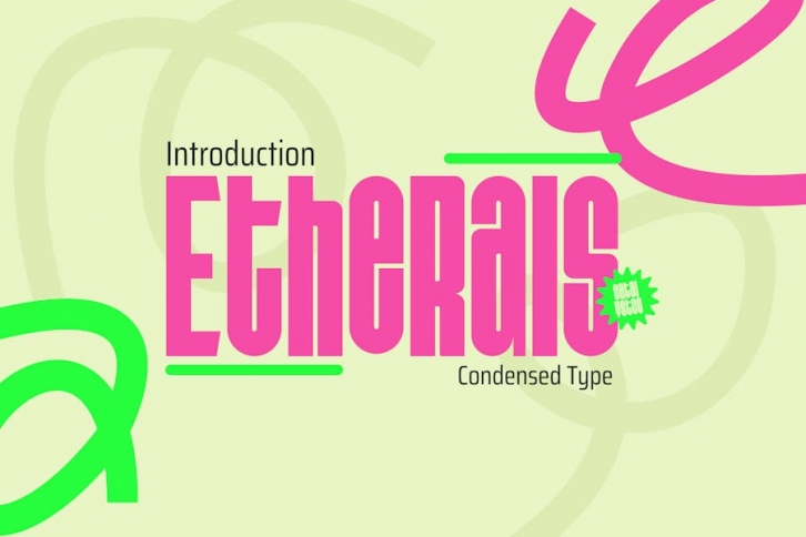 Etherals Condensed Type Font Font Download