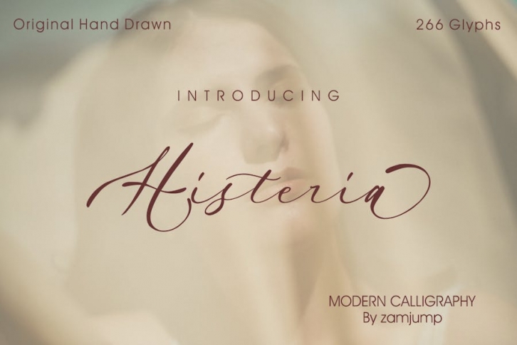 Histeria -  Modern Calligraphy Font Download