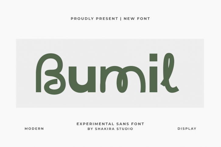Bumil - Unique Sans Font Font Download