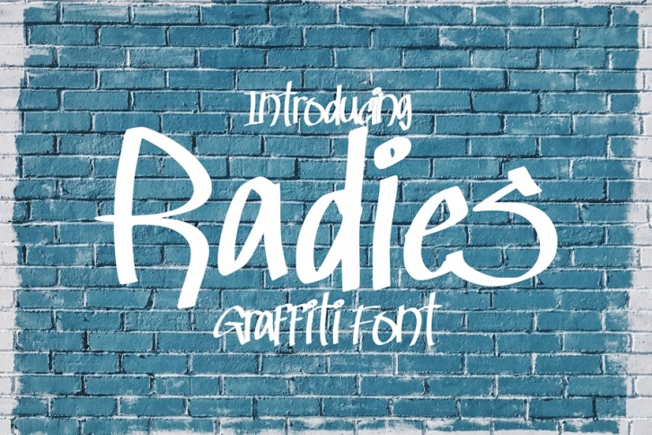 Radies - Graffiti Font Font Download