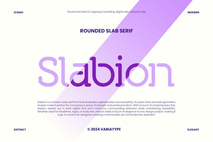 Slabion - Rounded Slab Serif Font Download