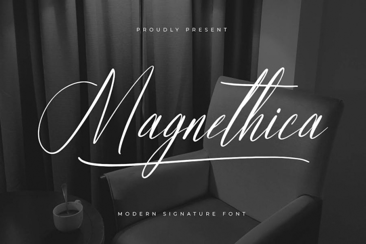 Magnethica Modern Signature Font Font Download