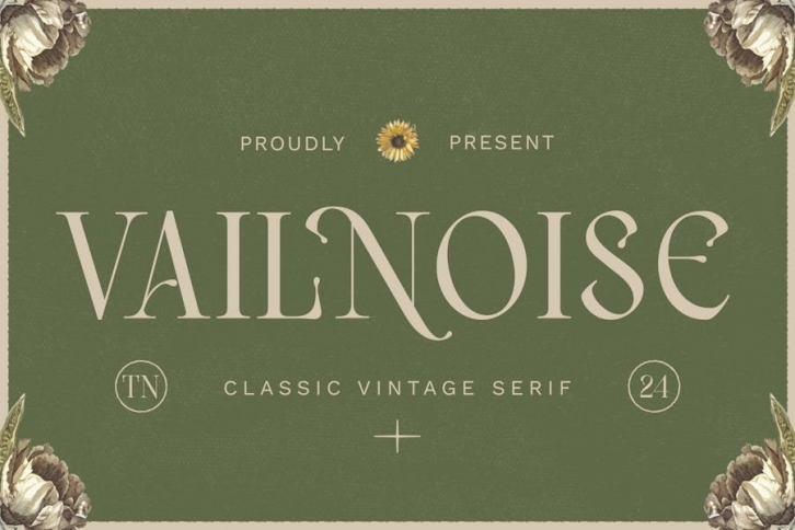 Vailnoise - Classic Vintage Serif Font Download