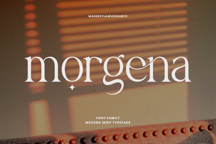 Morgena - Modern Serif Font Font Download