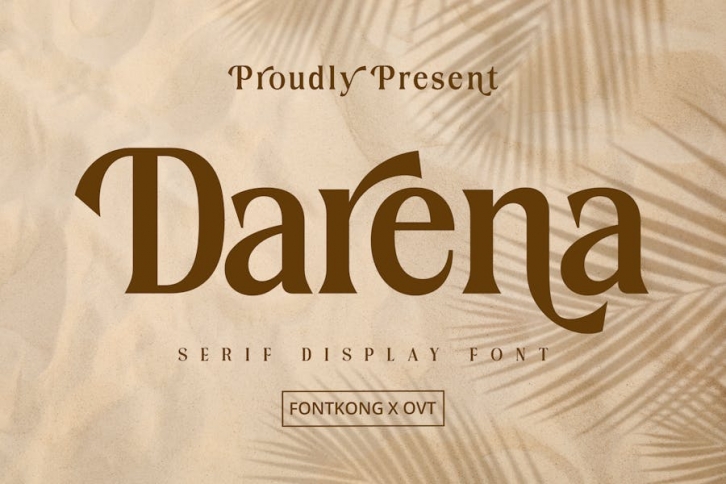 Darena - Serif Display Font Font Download