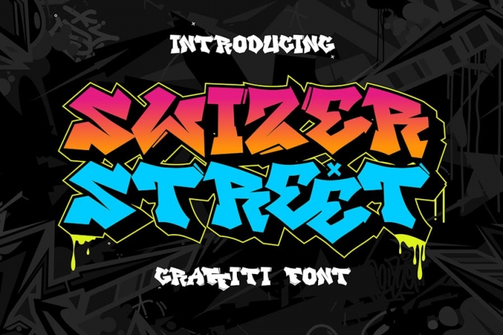 Swizer Street - Urban Graffiti Font Font Download
