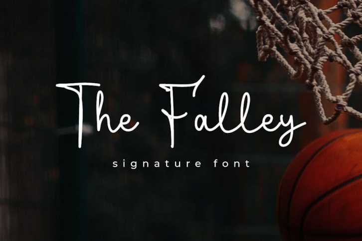 The Falley - Signature Font Font Download