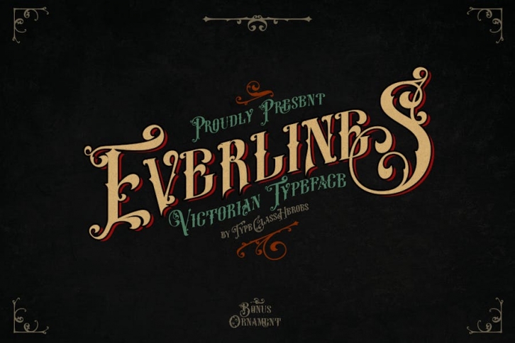 Everlines Victorian Font Font Download