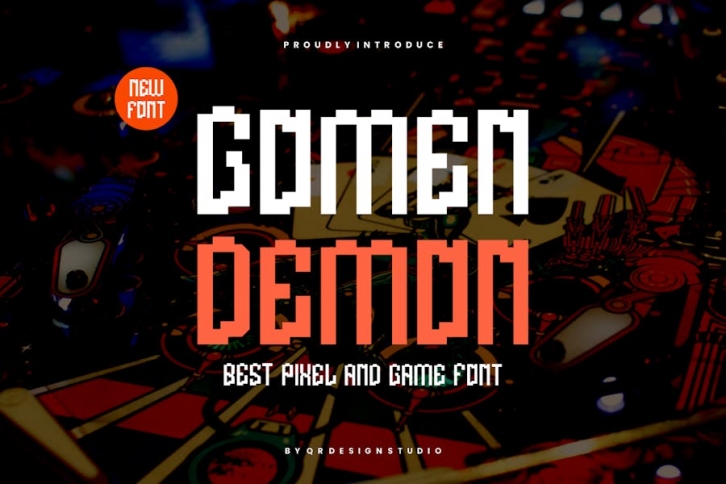 Gomen Demon - Game & Pixel Font Font Download