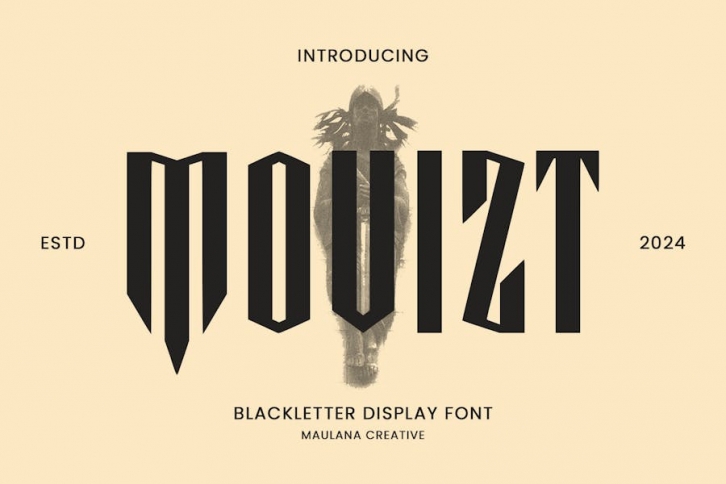 Movizt Blackletter Display Font Font Download
