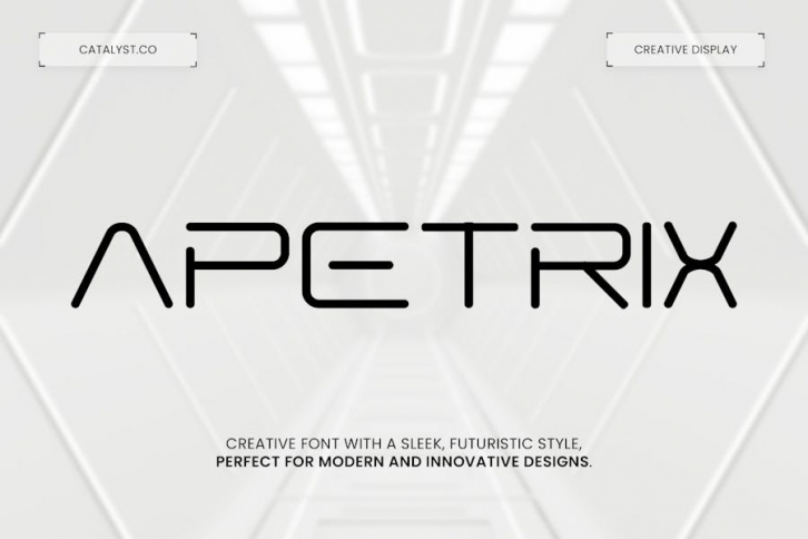 Apetrix Futuristic Display Font Font Download