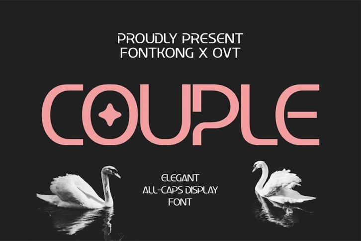 Couple - Elegant All Caps Display Font Font Download