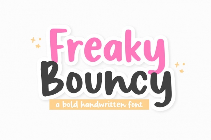 AL - Freaky Bouncy Font Download