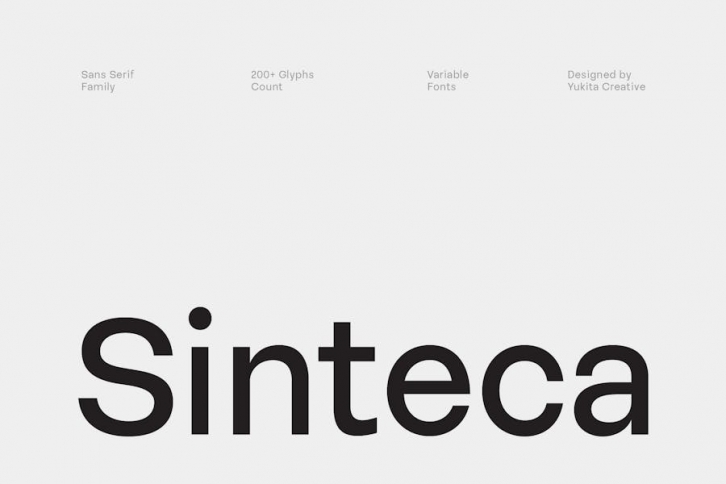 Sinteca Sans Serif Font Download