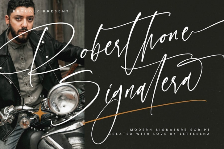 Roberthone Signatera Modern Signature Script Font Download