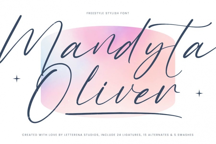 Mandyta Oliver Freestyle Stylish Font Font Download