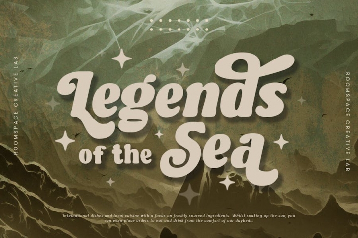 Legends of the Sea - Rounded Vintage Font Font Download