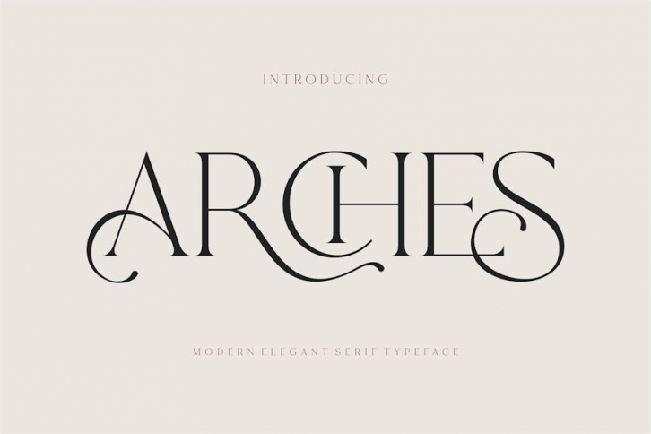 ARCHES Modern Serif Typeface Font Download