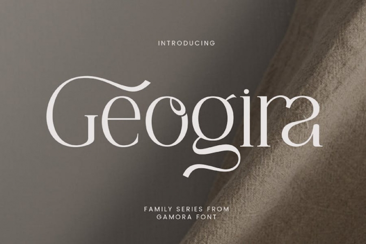Geogira - Serif Font Family Font Download