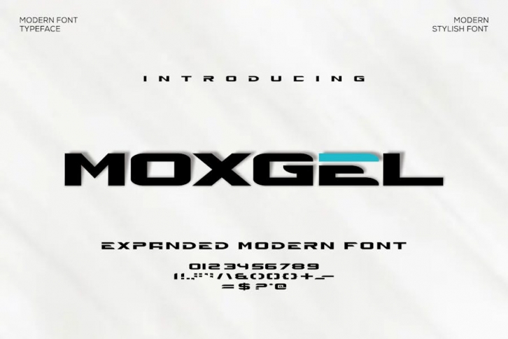 Moxgel Font Font Download