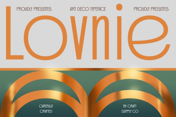 Lovnie – Art Deco Font Font Download