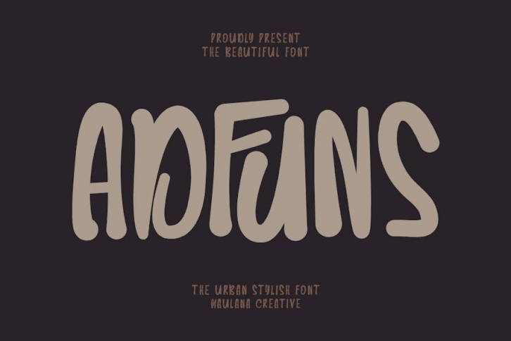 Adfuns Urban Stylish Font Font Download