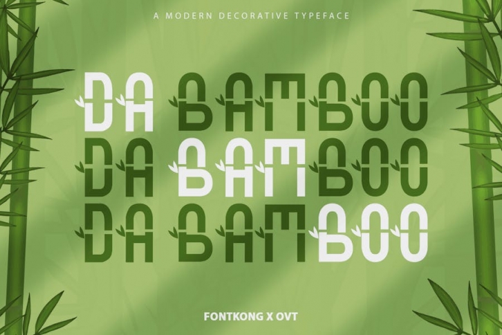 Da Bamboo - Modern Decorative Typeface Font Download