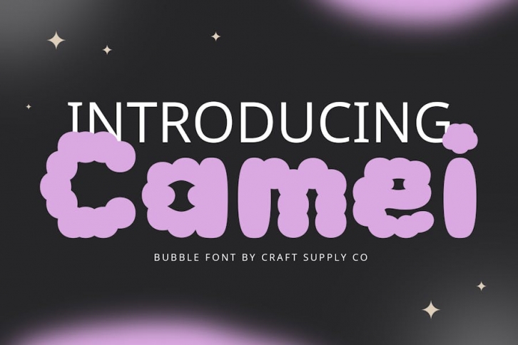 Camei – Bubble Font Font Download
