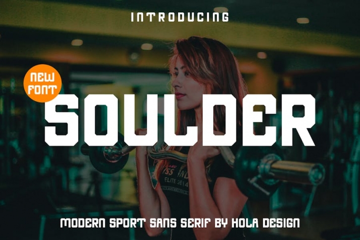 Soulder Modern Sport Sans Serif Font Download