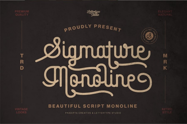 Sigmature Monoline Beautiful Script Font Download
