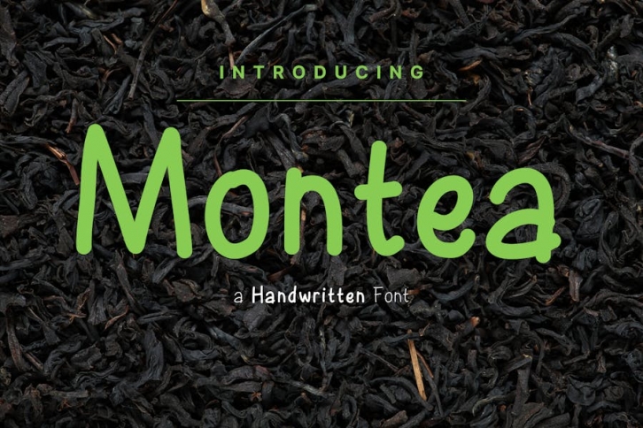 Montea - Simple Handwritten Font Font Download