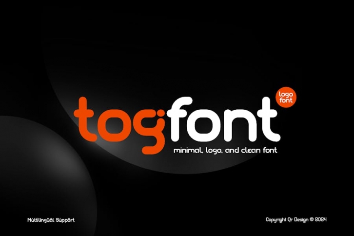 Togfont - Minimal Logo Font Font Download