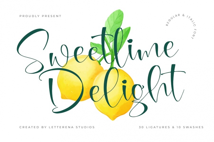 Sweetlime Delight Handwritten Font Font Download