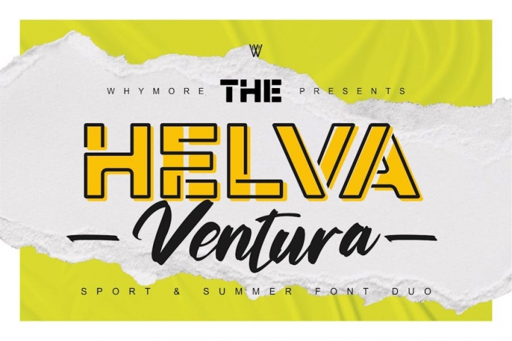 Helva Ventura: Versatile Font for Creative Designe Font Download