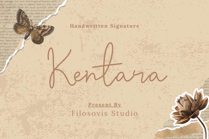 Kentara | Handwritten Signature Font Download