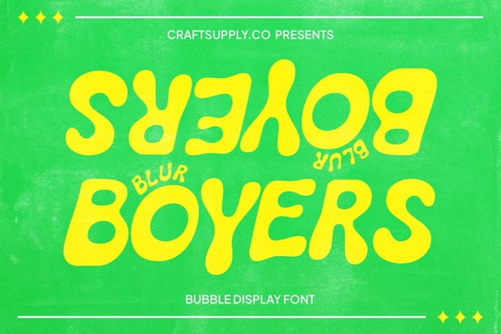 Boyers Blur Font Download