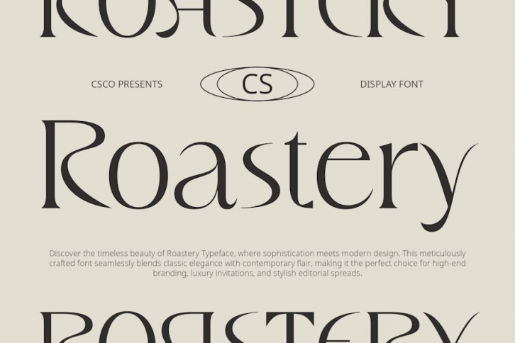 CS Roastery – Elegant Font Font Download