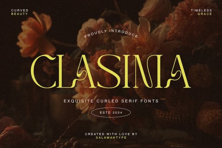 Clasima - Elegant Font Font Download
