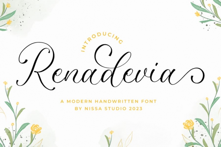 Renadevia - Wedding Font Font Download