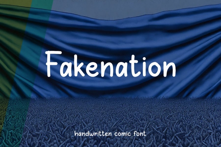 Fakenation - Handwritten Comic Font Font Download