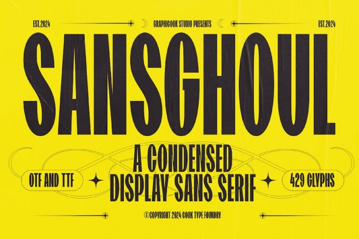 Sansghoul Font Download