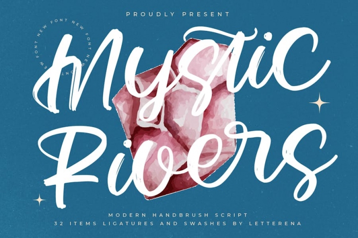 Mystic Rivers Modern Handbrush Script Font Download