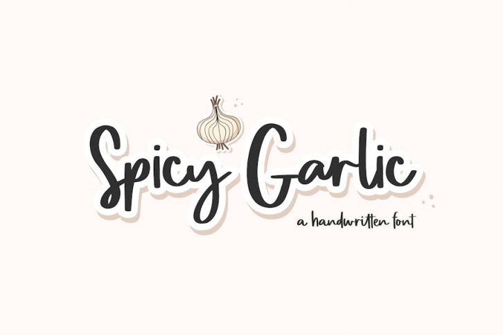 AL - Spicy Garlic Font Download