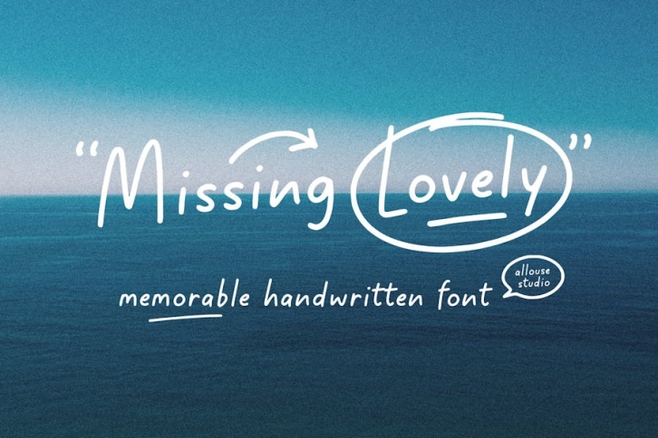 AL - Missing Lovely Font Download